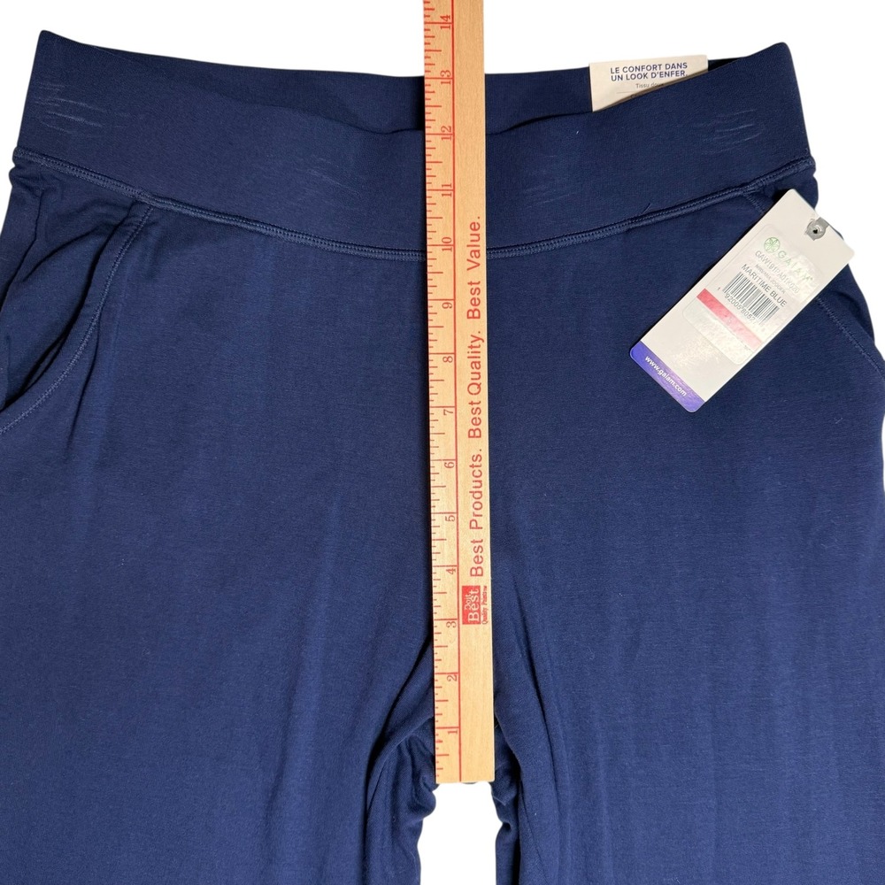 Gaiam Nirvana Jogger Pants Women Small Maritime Blue Soft-Touch Studio to Street - Picture 9 of 12